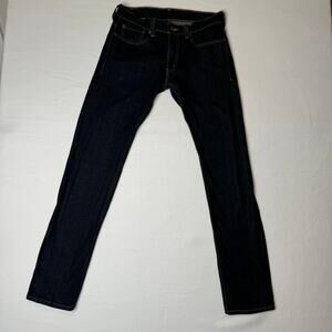 Levi Strauss Men’s Jeans 34x34 Skinny Dark Wash Zippered Fly 5‎ Pocket EUC